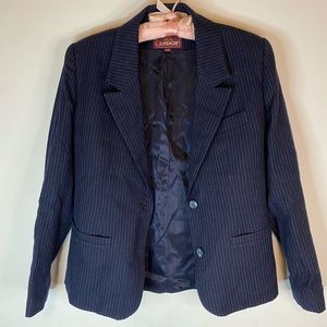 Vintage Jordache Navy Pinstripe Blazer